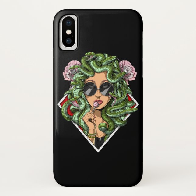 Capa Para iPhone, Case-Mate Deusa Grega Medusa (Verso)
