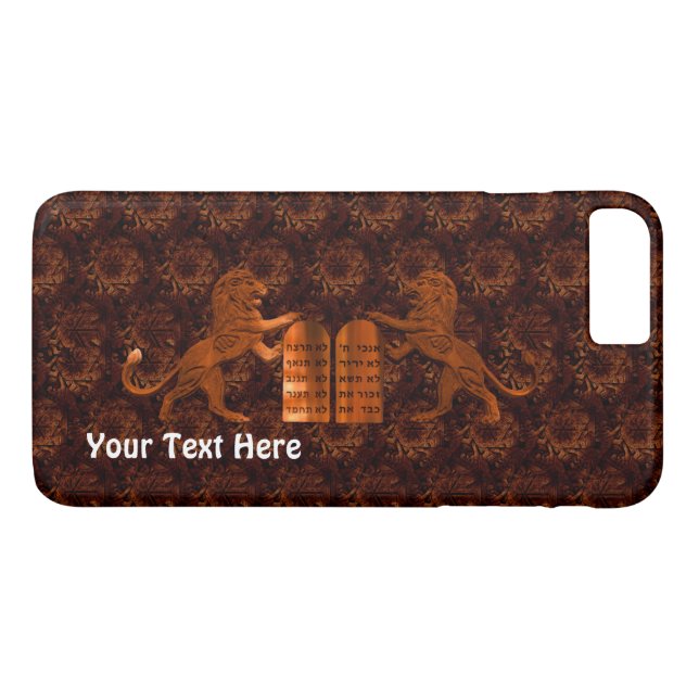 Capa Para iPhone, Case-Mate Dez Mandamentos e Leões (Verso (Horizontal))