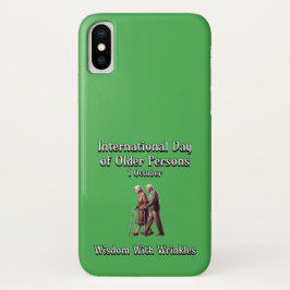 Capa Para iPhone Da Case-Mate Dia Internacional dos Idosos. Sabedoria.