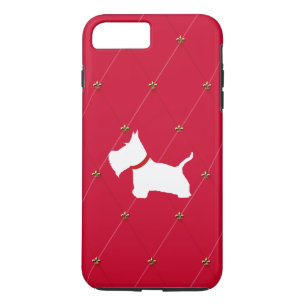 Capa Para iPhone Da Case-Mate Diamantes do vermelho de Westie