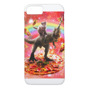 Capa iPhone 8/7 Dinossauro do Caça Espacial - Pizza e Taco