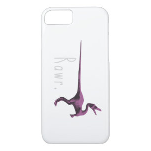 Capa iPhone 8/7 Dinossauro Rosa Rawr Bonito