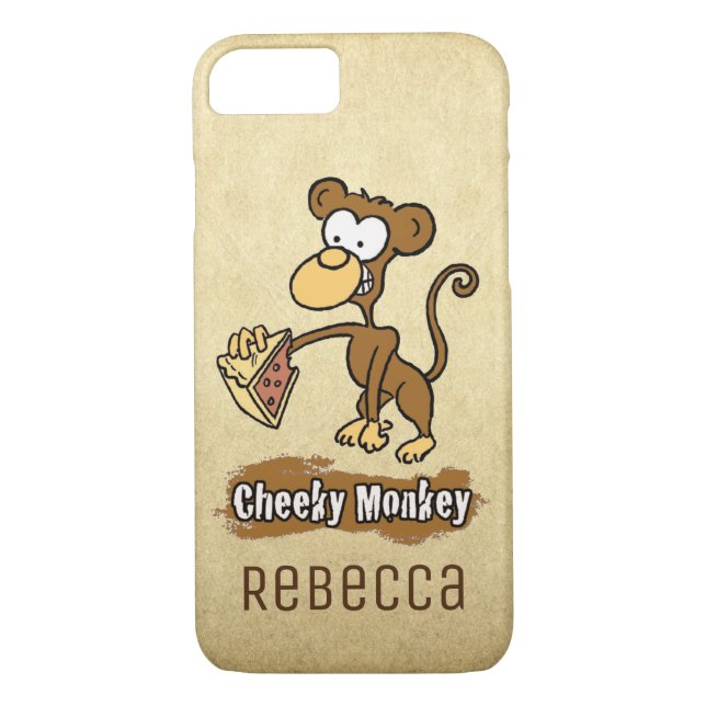 Capa Para iPhone, Case-Mate Diversão de Design de macaco Cheeky (Verso)
