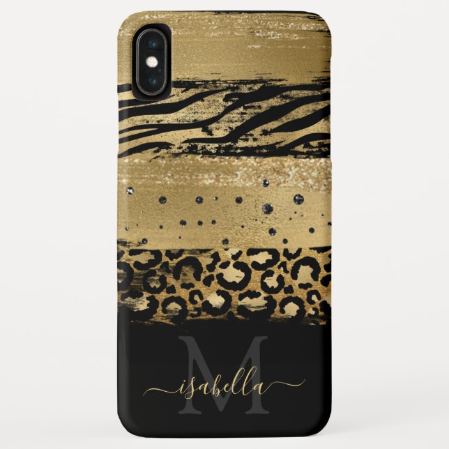 Capa Para iPhone, Case-Mate Diversão Feminina Moderno Monograma em Letra com B (Verso)
