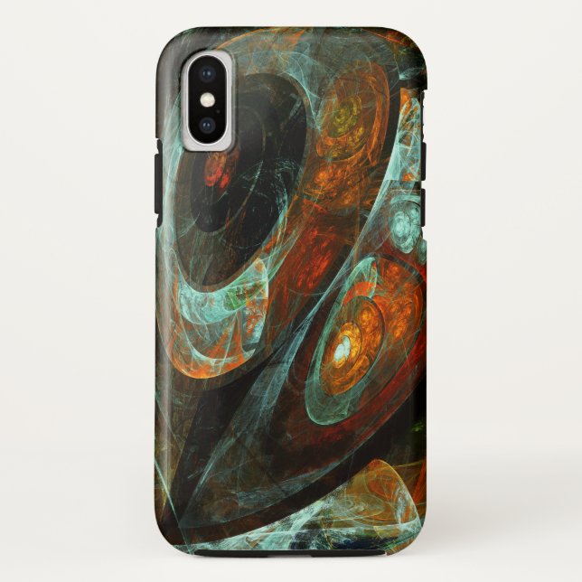 Capa Para iPhone, Case-Mate Divisão de Abstrato de Tempo (Verso)