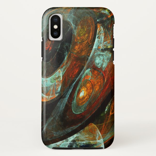 Capa Para iPhone, Case-Mate Divisão de Abstrato de Tempo (Verso)
