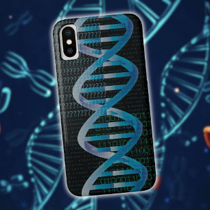Capa Para iPhone Da Case-Mate DNA ID Blue Science Moderna Legal