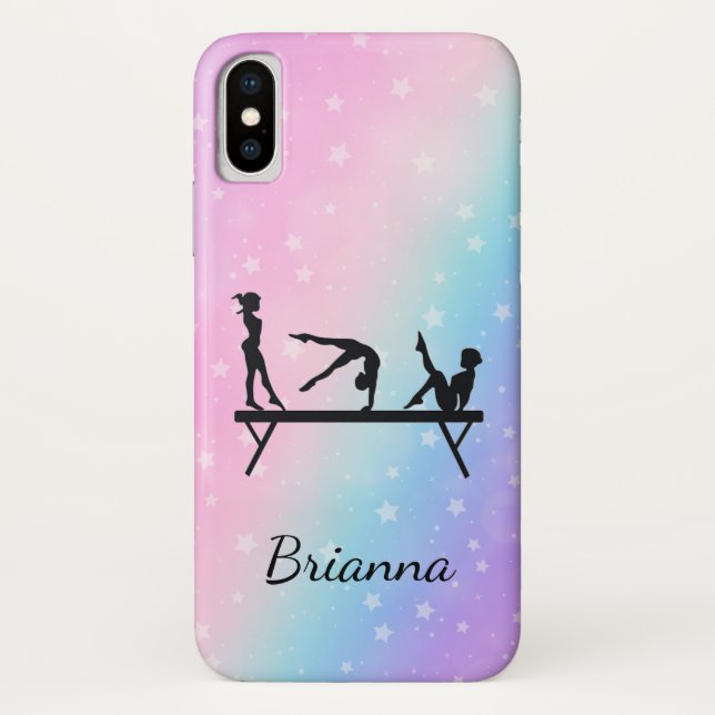 Capa Para iPhone, Case-Mate Do Beam para a ginástica personalizada por telefon (Verso)