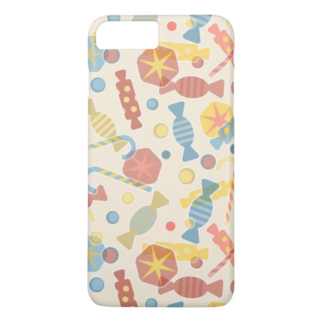 Capa Para iPhone, Case-Mate Doces e teste padrão dos doces (Verso)