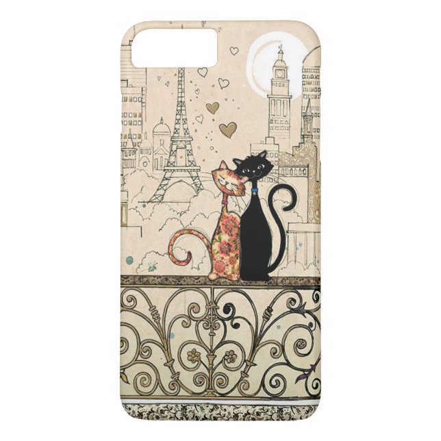 Capa Para iPhone, Case-Mate Dois gatos apaixonados (Verso)