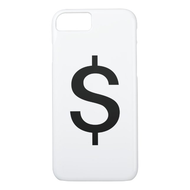 Capa Para iPhone, Case-Mate Dólar Sinal | Alfabeto Moderno Simples (Verso)
