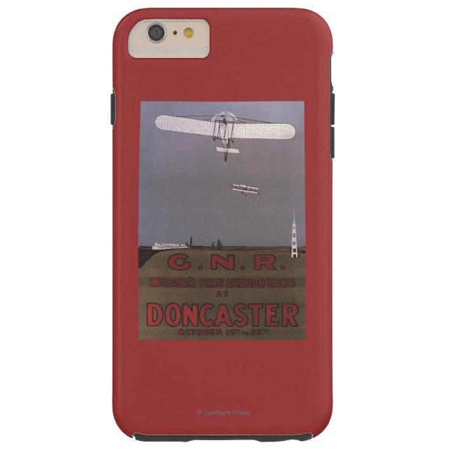Capa Para iPhone, Case-Mate Doncaster, Inglaterra - primeiras raças da aviação (Verso)
