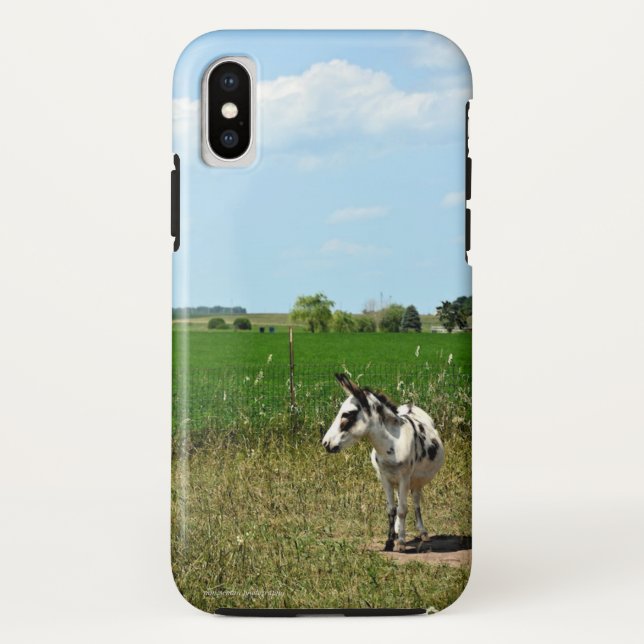 Capa Para iPhone, Case-Mate Donkey em um campo (Verso)