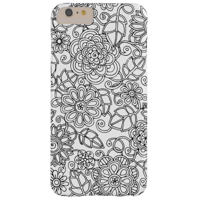 Capa Para iPhone, Case-Mate Doodle floral étnico (Verso)