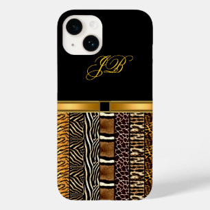 Capa para iPhone Case-Mate Dourada Preta