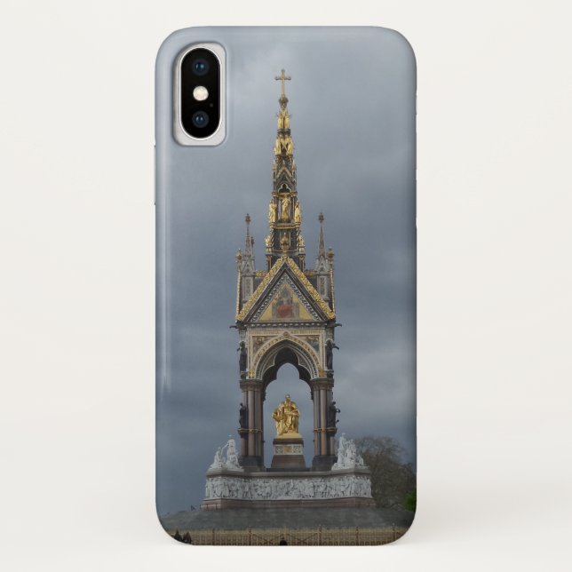 Capa Para iPhone, Case-Mate Dourado iPhone X Cross Apple, Mal Há PhoneCase (Verso)
