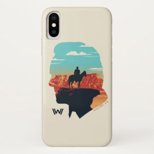 Capa Para iPhone Da Case-Mate Dr. Ford Silhueta Homem de Westworld   no preto