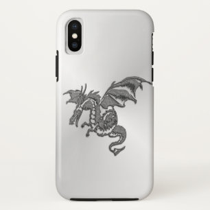 Capa Para iPhone Da Case-Mate Dragão prateado