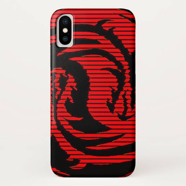 Capa Para iPhone, Case-Mate Dragão vermelho (Verso)