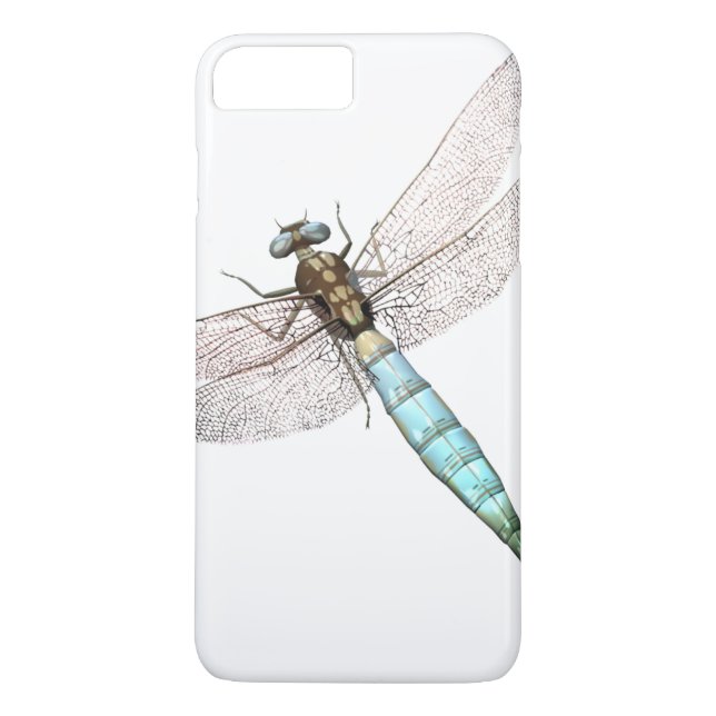Capa Para iPhone, Case-Mate Dragonfly digital em branco (Verso)