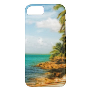 Capa Para iPhone Da Case-Mate Dreamy Tropical Beach com Rowboat