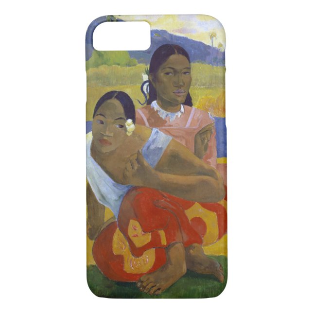 Capa Para iPhone, Case-Mate Duas Mulheres Tahitianas, Gauguin (Verso)