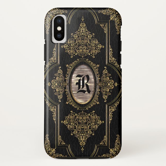 Capa Para iPhone, Case-Mate Duquesa Grande Cavaleiro Monograma bonito vitorian (Verso)