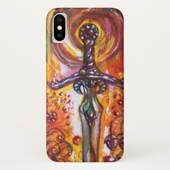 Capa Para iPhone, Case-Mate DURENDAL EPIC SWORD Red Yellow Fantasy (Verso)