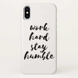 Capa Para iPhone Da Case-Mate Duro de trabalho manter a letra preta humilde
