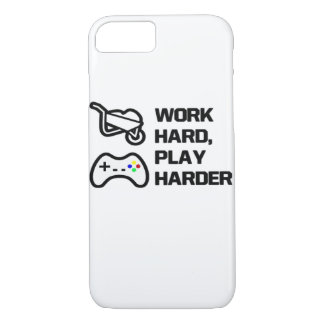 Capa iPhone 8/7 Duro do Trabalho, Design da Declaração do Duro Toc