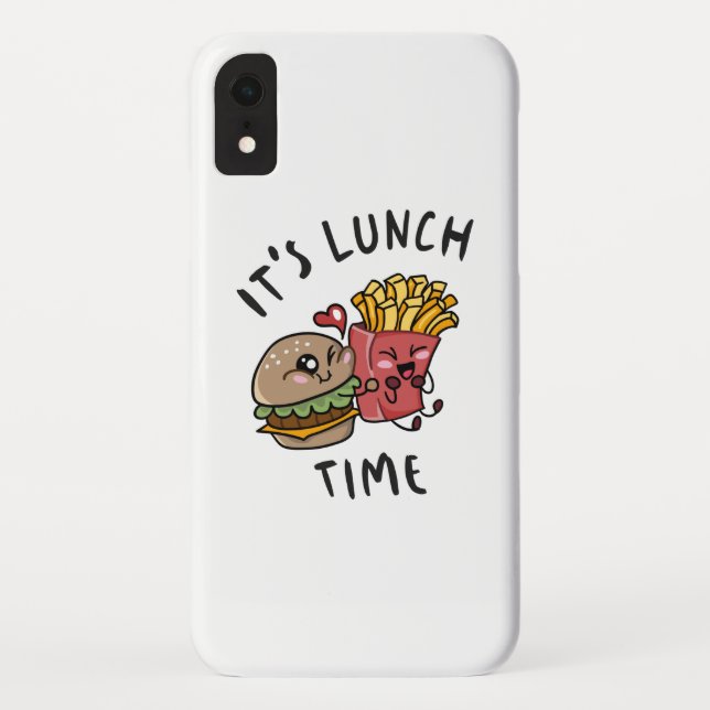 Capa Para iPhone, Case-Mate É hora do almoço (Verso)