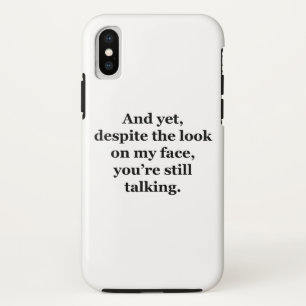 Capa Para iPhone Da Case-Mate E No Entanto, Apesar da Cara que eu Estou Fazendo