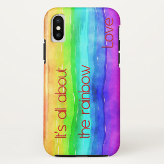 Capa Para iPhone Da Case-Mate É tudo sobre o Rainbow Love 03