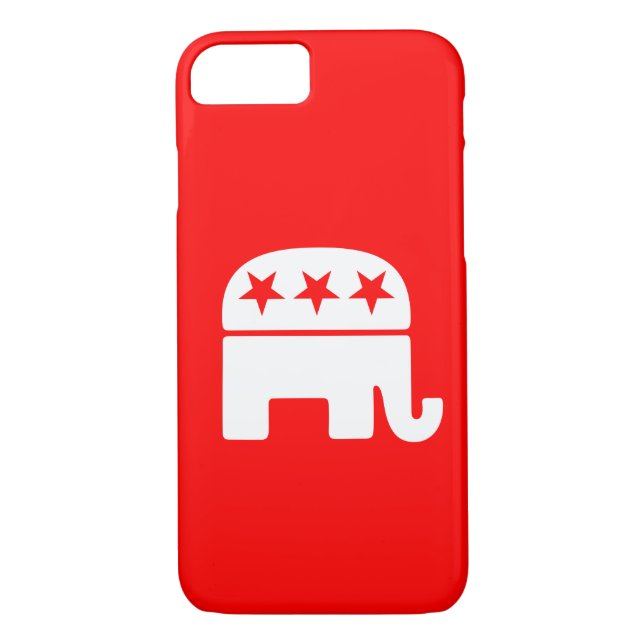 Capa Para iPhone, Case-Mate Elefante Republicano (Verso)