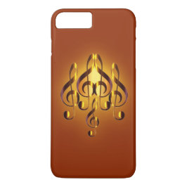 Capa iPhone 8 Plus/7 Plus Elegance Musical Heart Design