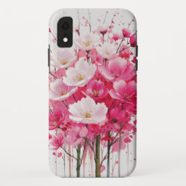 Capa Para iPhone Da Case-Mate Elegância de Cherry Blossom - Design Floral de Aqu