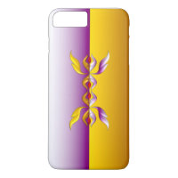 Elegância Duo em Dourado e roxo