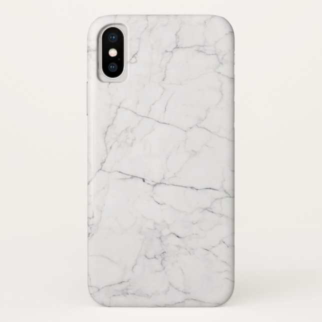 Capa Para iPhone, Case-Mate Elegant White Marble  (Verso)