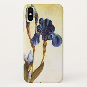Capa Para iPhone Da Case-Mate ELEGANTE BLUE IRIS FLOWERS Ivory Floral
