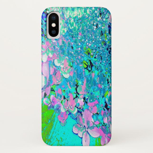 Capa Para iPhone, Case-Mate Elegante Cor-de-rosa e azul (Verso)