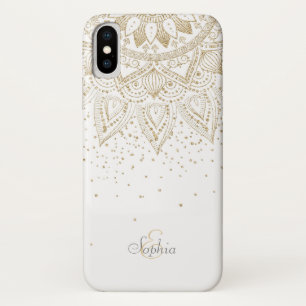Capa Para iPhone Da Case-Mate Elegante Dourado Mandala Dots Design