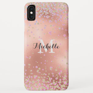 Capa Para iPhone Da Case-Mate Elegante Girly Faux Rosa Gold Foil Personalizada