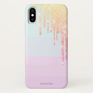 Capa Para iPhone Da Case-Mate Elegante Listras Modernas, Pingos de Brilho Ombre