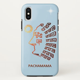 Capa Para iPhone Da Case-Mate Elegante Machu_Picchu, Sol e Estrela no Azul Celes