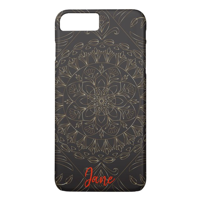 Capa Para iPhone, Case-Mate Elegante Mandala design (Verso)