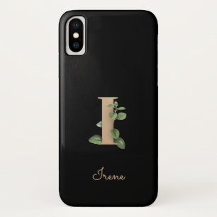 Capa Para iPhone Da Case-Mate Elegante Monograma Dourado Letra I