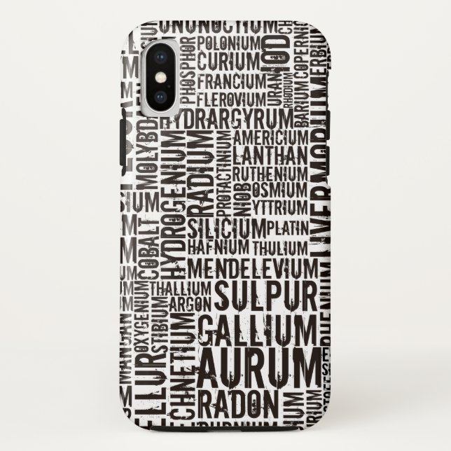 Capa Para iPhone, Case-Mate Elementos Químicos... (Verso)