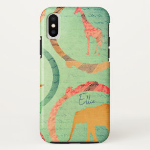 Capa Para iPhone Da Case-Mate Elephant & Giraffe Collage