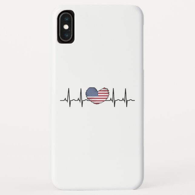 Capa Para iPhone, Case-Mate Eletrocardiografia ECG com pulsação de batimento c (Verso)