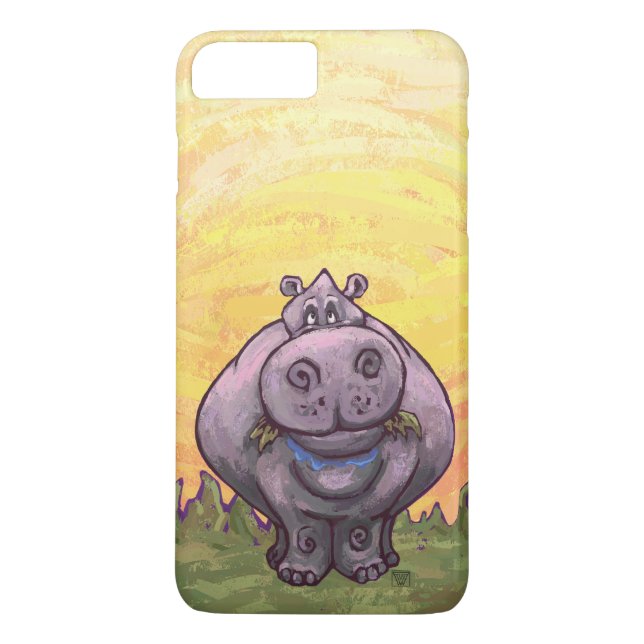 Capa Para iPhone, Case-Mate Eletrônicos Hippopotamus (Verso)